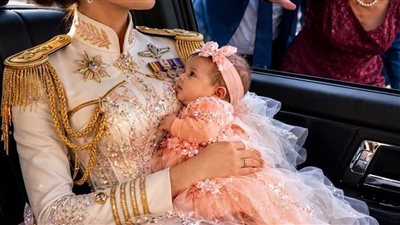 فى حفل استقبال ابنتها