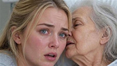 بينما كانت جدتى تلفظ انفاسها الاخيره