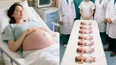 أنجبت عشرة اطفال