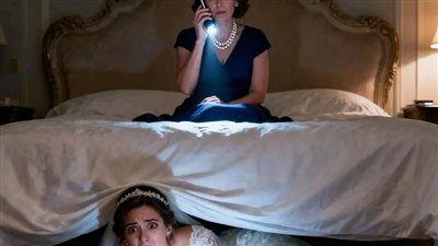في ليلة جوازنا كنت بهزر مع جوزي